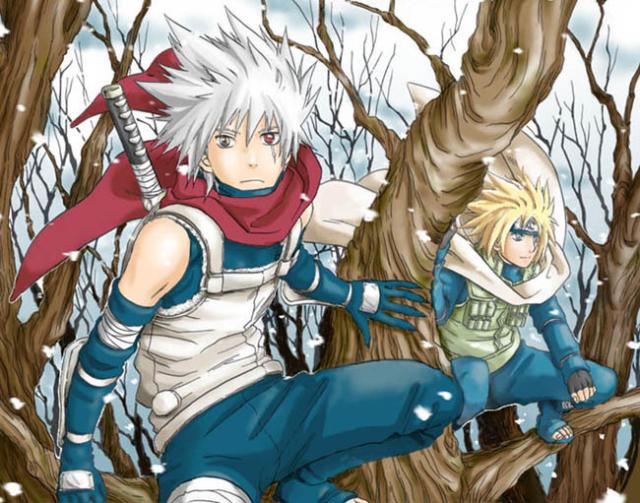 ANBU Kakashi and Yondaime Winter Time